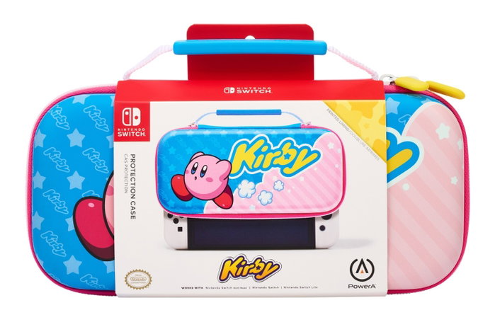 Power A Estuche Protector Compacto Kirby para Nintendo Switch OLED, Switch y Switch Lite