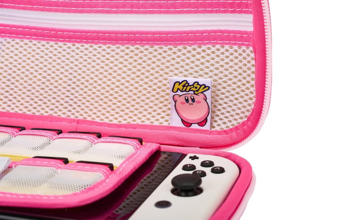 Power A Estuche Protector Compacto Kirby para Nintendo Switch OLED, Switch y Switch Lite