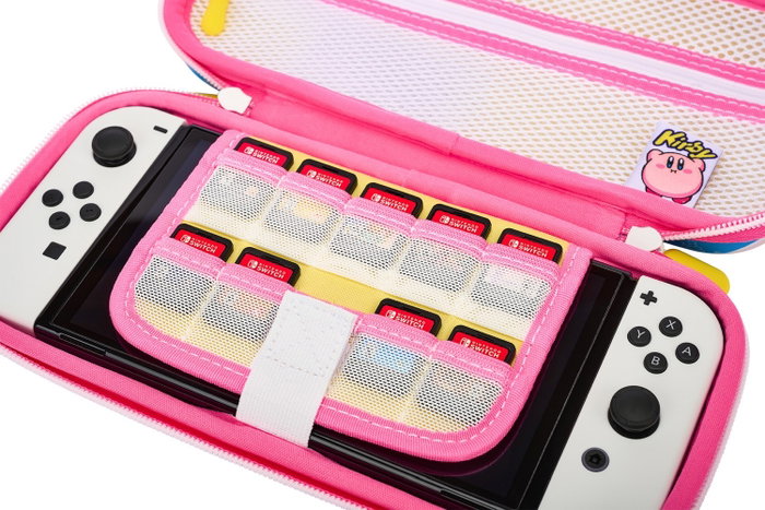 Power A Estuche Protector Compacto Kirby para Nintendo Switch OLED, Switch y Switch Lite