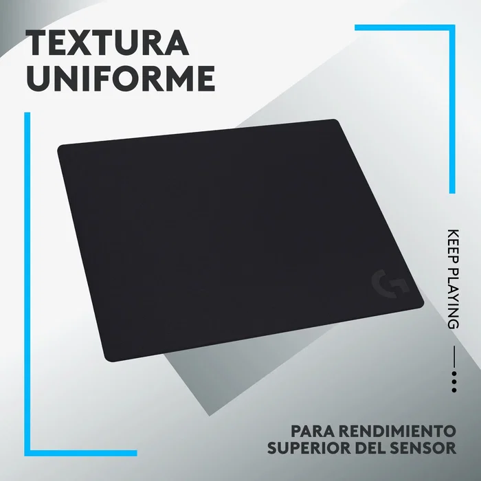 Logitech G740 Alfombrilla de ratón para juegos, Negro Logitech G740 Alfombrilla de ratón para juegos, Negro
