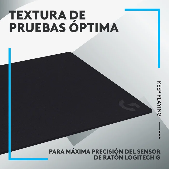 Logitech G740 Alfombrilla de ratón para juegos, Negro Logitech G740 Alfombrilla de ratón para juegos, Negro