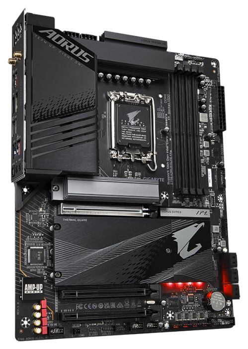 GIGABYTE Z790 AORUS ELITE AX Placa base - Soporta CPUs Intel 14ª Gen, DDR5, Wi-Fi 6E, LGA 1700, ATX