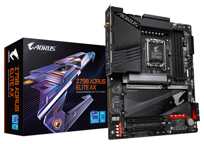 GIGABYTE Z790 AORUS ELITE AX Placa base - Soporta CPUs Intel 14ª Gen, DDR5, Wi-Fi 6E, LGA 1700, ATX