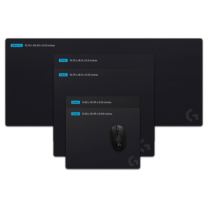 Logitech G640 Alfombrilla de Ratón Negra Logitech G640 Alfombrilla de Ratón Negra