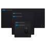 Logitech G640 Alfombrilla de Ratón Negra