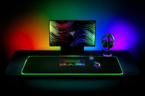 Razer RZ02-02500700-R3M1 Alfombrilla de Ratón para Juegos Goliathus Chroma XXXL, Negro, Retroiluminación LED Multicolor