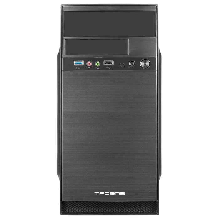 Tacens Anima AC4 Caja PC MicroATX/Mini-ITX Mini Tower Negra, USB 3.0, Bahías para 3 SSD/HDD, Soporte Ventiladores 120/80mm, Sin Fuente de Alimentación