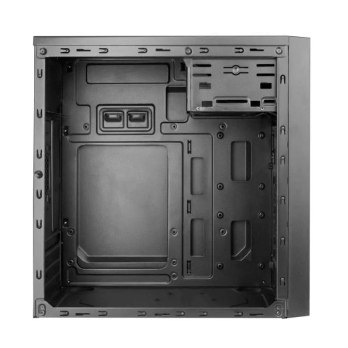 Tacens Anima AC4 M - Caja de Ordenador Mini Torre MicroATX/Mini-ITX, Panel Frontal de Aluminio, 4 Ranuras, USB 3.0, Incluye Ventiladores