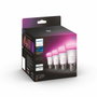 Philips Hue White & Color Ambiance, paquete de 4 bombillas LED E27, 800 lúmenes, Bluetooth compatible