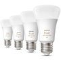 Philips Hue White & Color Ambiance, paquete de 4 bombillas LED E27, 800 lúmenes, Bluetooth compatible