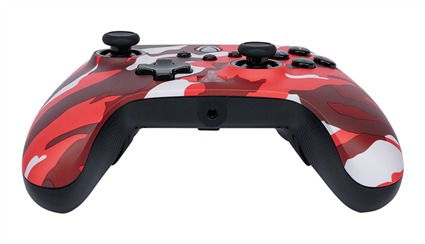 Power A Mando con Cable 1525942-01 para Xbox Series X|S Camuflaje Rojo