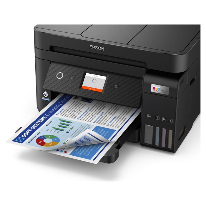 Epson EcoTank ET-4850 Impresora Multifunción 4 en 1 A4 Tinta LAN WiFi ADF Duplex Inyección de Tinta Color