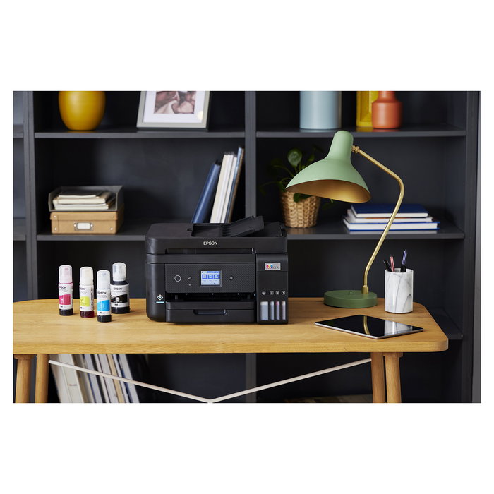 Epson EcoTank ET-4850 Impresora Multifunción 4 en 1 A4 Tinta LAN WiFi ADF Duplex Inyección de Tinta Color