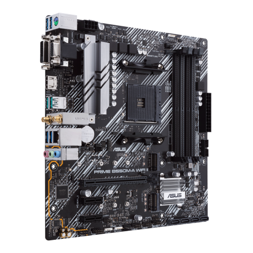 Asus PRIME B550M-A WiFi II Zócalo AM4 Micro ATX con Wi-Fi 6 para PC