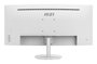 MSI PRO MP341CQW Monitor Curvo 34 pulgadas UWQHD Blanco