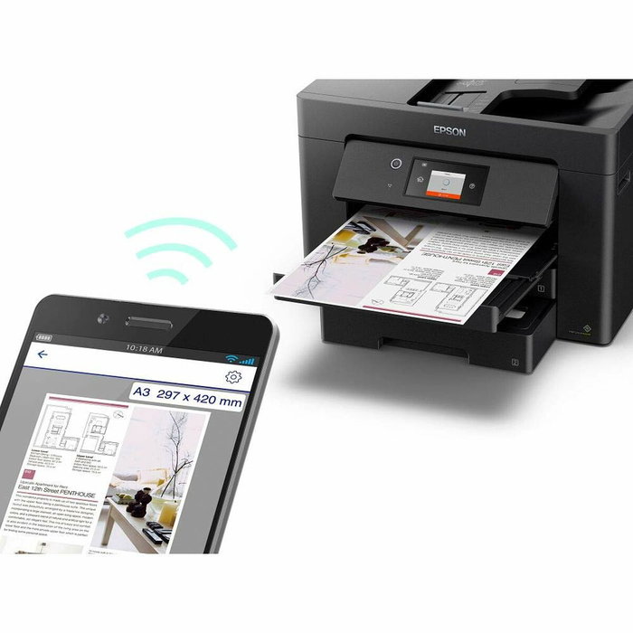 Epson WorkForce WF-7830DTWF Multifunción A3 Negro
