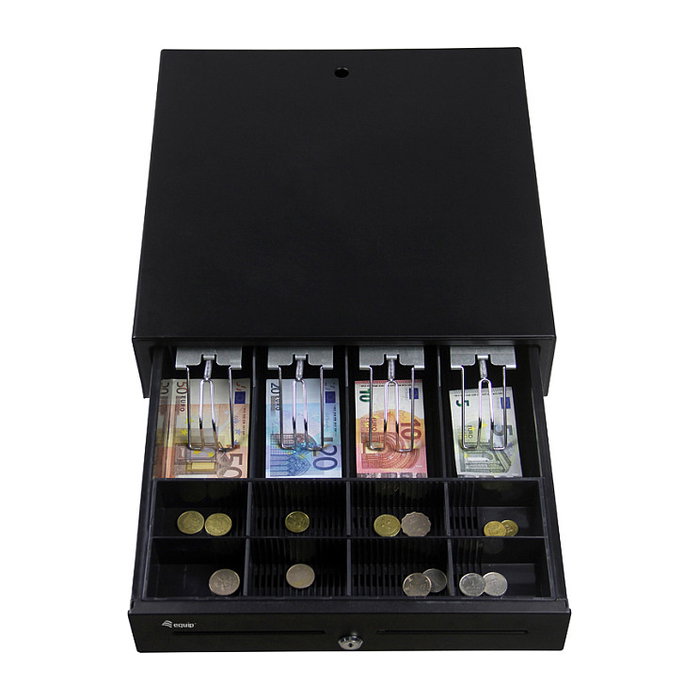 Equip Cajón de Efectivo 351010 Negro con Conector RJ-11