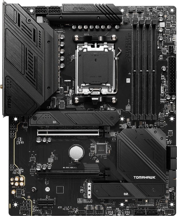 MSI MAG B650 Tomahawk WIFI ATX AMD B650 Socket AM5 DDR5