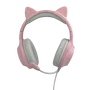 Tanooki Gaming Headset Gris y Rosa
