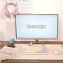 Tanooki Gaming Headset Gris y Rosa
