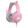 Fr-Tec Tanooki Auriculares Gaming con Micrófono Jack 3.5 Rosa