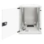 Digitus Carcasa Mural Compacta 9HE 254mm 10" con Puerta de Cristal Gris