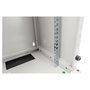 Digitus Carcasa Mural Compacta 9HE 254mm 10" con Puerta de Cristal Gris