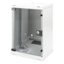 Digitus Carcasa Mural Compacta 9HE 254mm 10" con Puerta de Cristal Gris