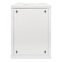Digitus Carcasa Mural Compacta 9HE 254mm 10" con Puerta de Cristal Gris