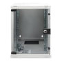 Digitus Carcasa Mural Compacta 9HE 254mm 10" con Puerta de Cristal Gris