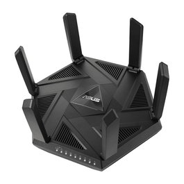 ASUS RT-AXE7800 Router Inalámbrico WiFi 6E con Conmutador de 4 Puertos, Tri-Band, Velocidad Hasta 7800 Mbps