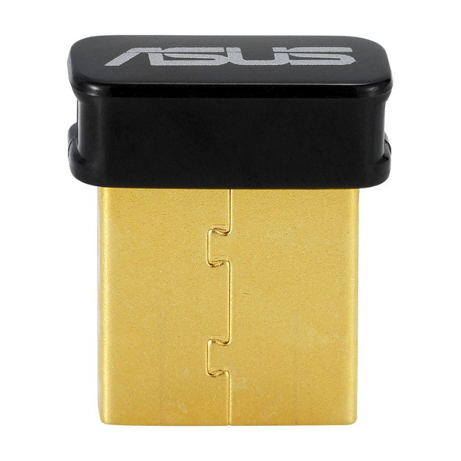 ASUS USB-N10 Nano B1 Adaptador WiFi USB N150 Inalámbrico para PC y Portátil, 150 Mbps, Negro