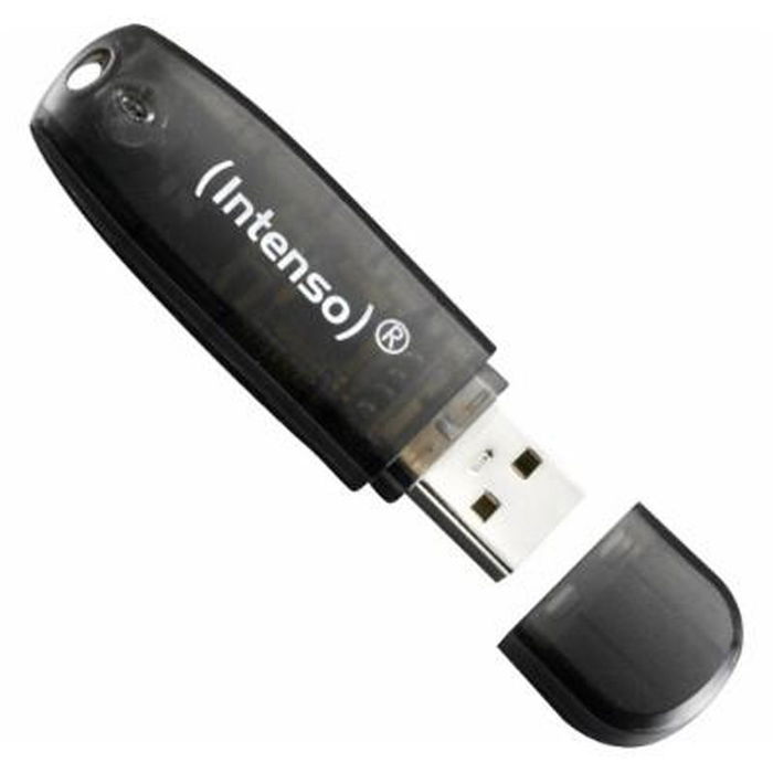 Intenso Rainbow Line 3502470 - Pendrive USB 2.0 Tipo A, 16 GB, Negro Intenso Rainbow Line 3502470 - Pendrive USB 2.0 Tipo A, 16 GB, Negro