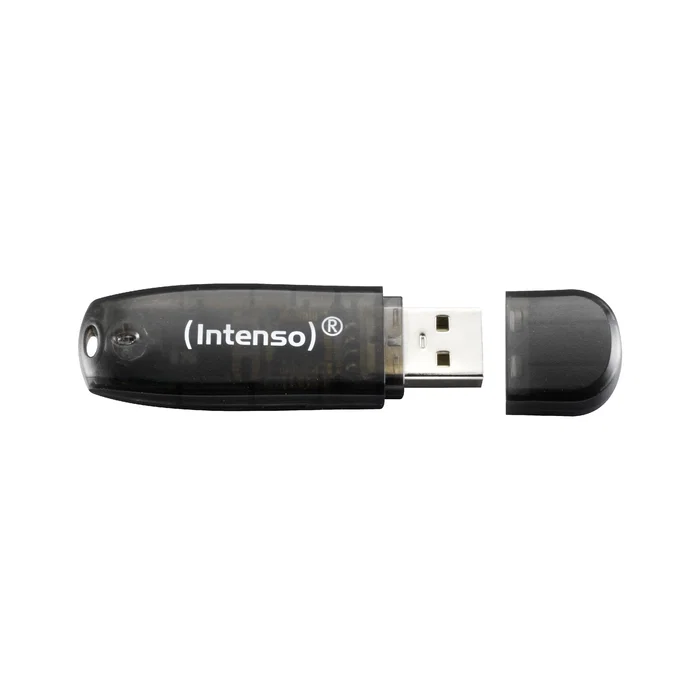 Intenso Rainbow Line Pendrive USB 2.0 16 GB Negro 3502470 - Tipo A, Lectura 28 MB/s
