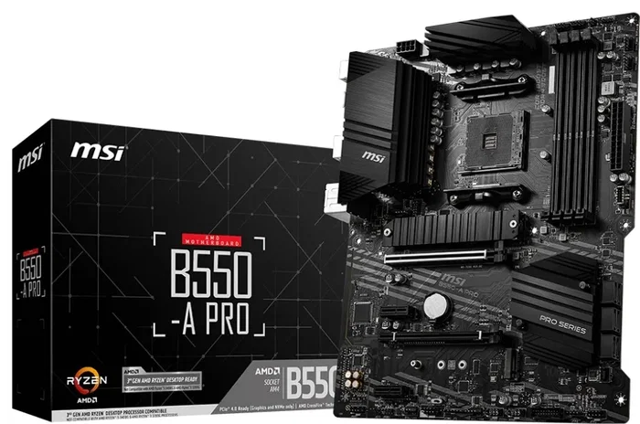 MSI B550-A PRO Placa base AMD AM4 ATX DDR4 MSI B550-A PRO Placa base AMD AM4 ATX DDR4