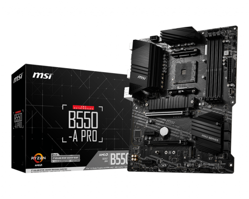 MSI B550-A PRO Placa Base AMD B550 Zócalo AM4 ATX DDR4 para PC, 911-7C56-076 MSI B550-A PRO Placa Base AMD B550 Zócalo AM4 ATX DDR4 para PC, 911-7C56-076