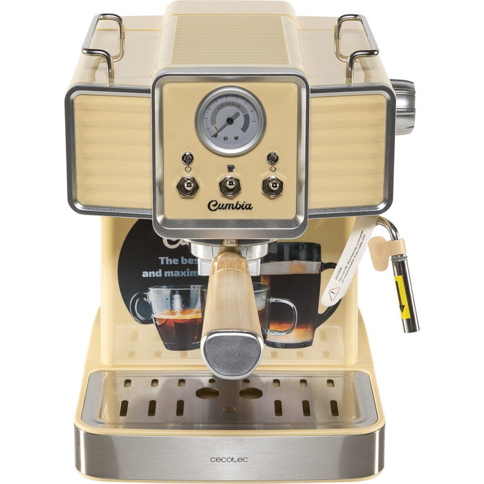 Cecotec Power Espresso 20 Tradizionale Light Yellow Cecotec Power Espresso 20 Tradizionale Light Yellow