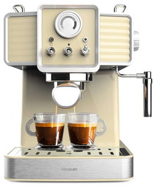 Cecotec Power Espresso 20 Tradizionale Light Cafetera Superautomática 1350 W 20 bares 1,5 L Amarillo