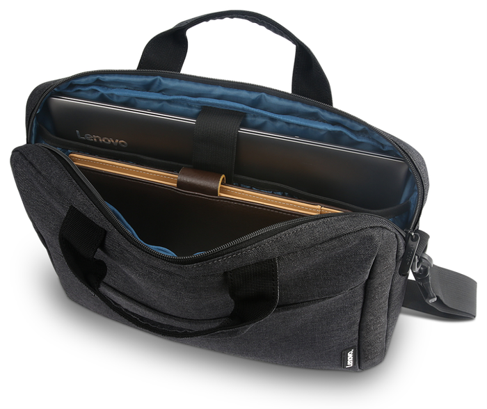 Lenovo Maletín Toploader para portátil de 15.6 pulgadas, Poliéster Negro