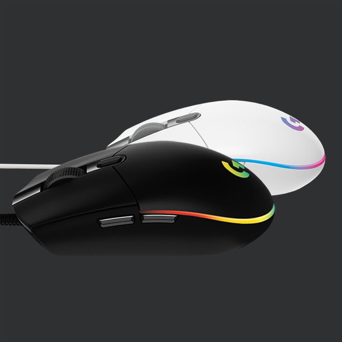 Logitech G203 LIGHTSYNC Ratón Gaming Blanco 8.000 DPI