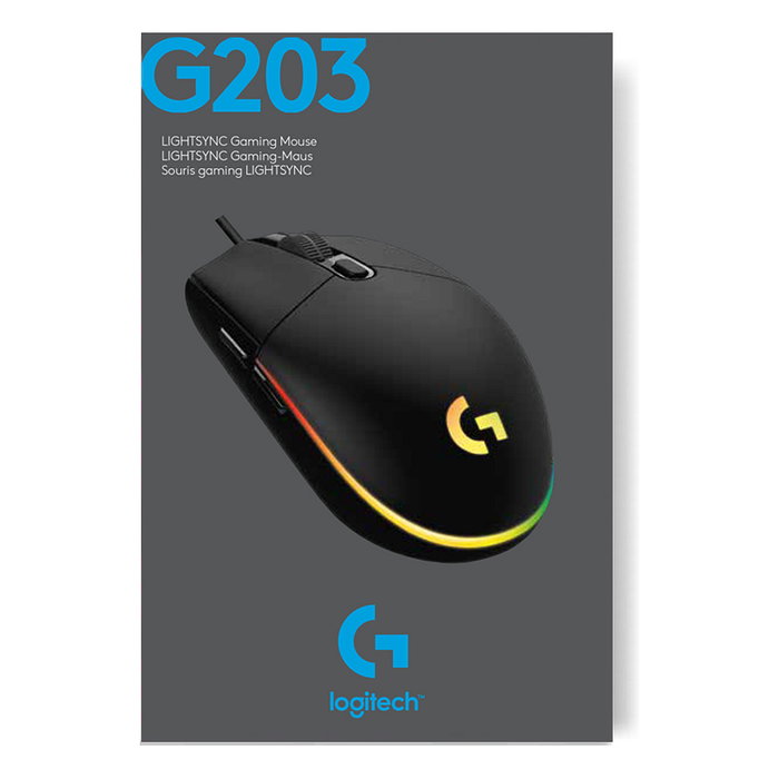 Logitech G203 Lightsync Blanco