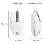 Logitech G203 Lightsync Blanco