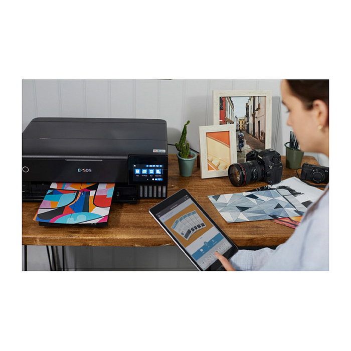 Epson ET-8550 Impresora Multifunción EcoTank A3, Inyección de Tinta, 6 Colores, Wi-Fi, Ethernet, Pantalla Táctil, Impresión sin Bordes Epson ET-8550 Impresora Multifunción EcoTank A3, Inyección de Tinta, 6 Colores, Wi-Fi, Ethernet, Pantalla Táctil, Impresión sin Bordes