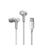 Belkin Rockstar Auriculares Intraurales Alámbricos USB-C con Aislamiento de Ruido, Resistente al Sudor, Control de Llamadas/Música, Incluye Almohadillas S/M/L - Blanco