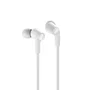 Belkin Rockstar Auriculares Intraurales Alámbricos USB-C con Aislamiento de Ruido, Resistente al Sudor, Control de Llamadas/Música, Incluye Almohadillas S/M/L - Blanco