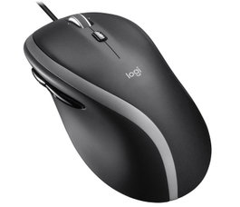 Logitech Advanced Corded Mouse M500s, USB Tipo A, Rueda de Desplazamiento Hiper Rápido, 7 Botones Programables, 400-4000 DPI Ajustable, Negro