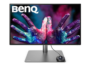 BenQ DesignVue PD2725U - Monitor Profesional 27 Pulgadas 4K UHD IPS HDR400, Thunderbolt 3, Calibración Pantone, 95% DCI-P3, KVM, Hub USB-C, para Diseñadores y Creativos