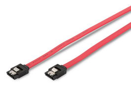 Digitus DA-70841 Cable de Conexión SATA L-Type con Cierre F/F 0.5m Recto SATA II/III
