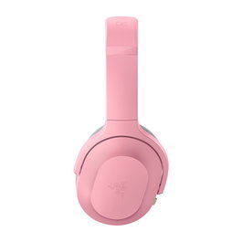 Razer Barracuda Quartz Auriculares Gaming Inalámbricos Circumaural con THX Spatial Audio, Reducción de Ruido Pasiva, Micrófono Integrado, 40H Batería, Gris/Rosa