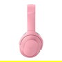 Razer Barracuda Quartz Auriculares Gaming Inalámbricos Circumaural con THX Spatial Audio, Reducción de Ruido Pasiva, Micrófono Integrado, 40H Batería, Gris/Rosa